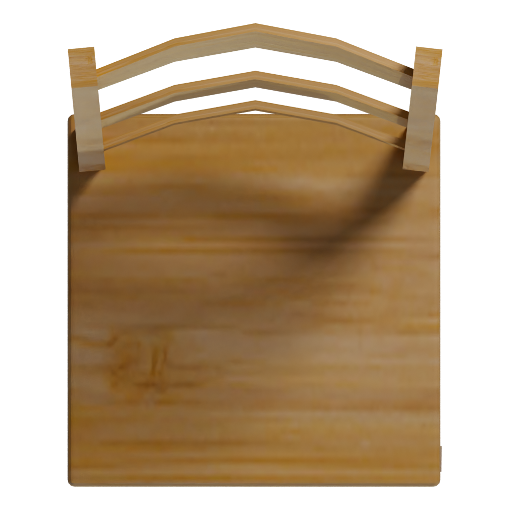 Top view of the Chair 3D model