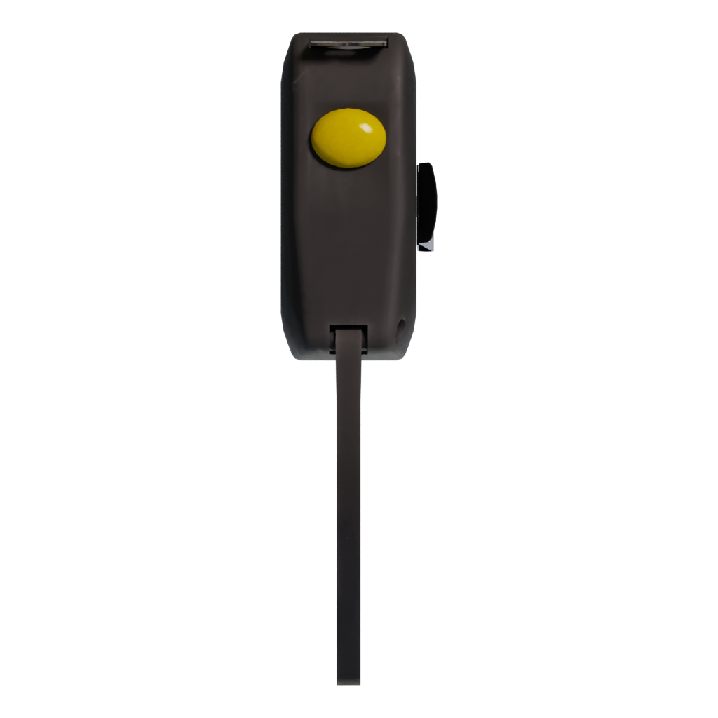 Bottom view of the Measuring Tape 3D model