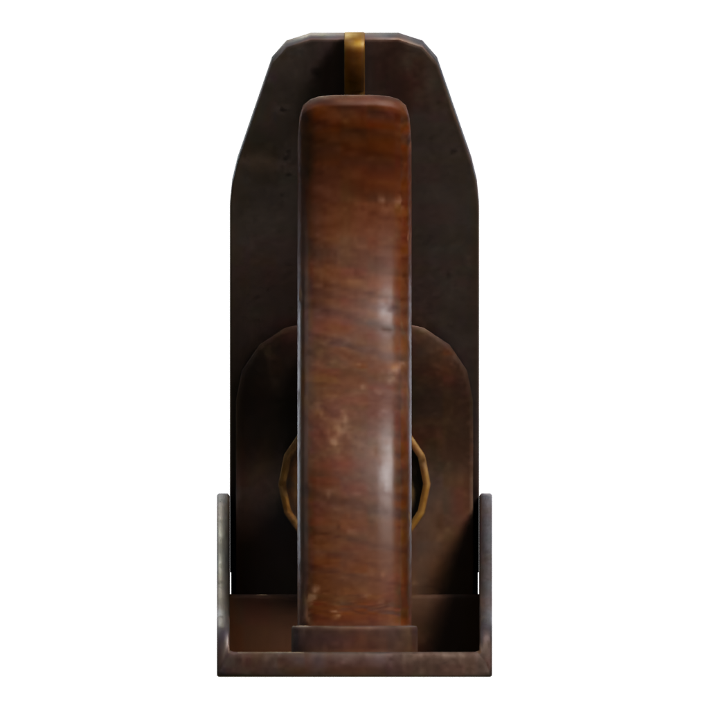 Left view of the Hand Plane No 4 3D model