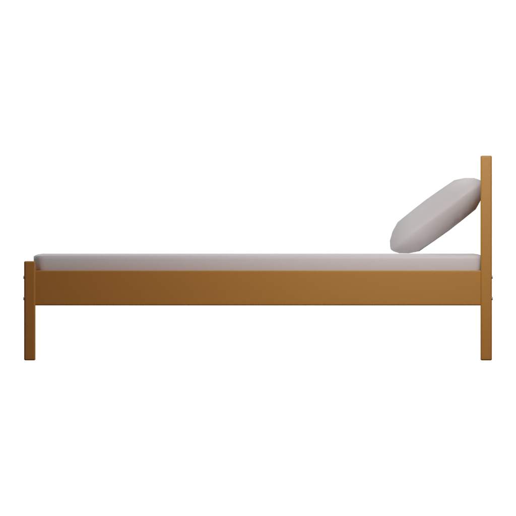 Left view of the Bed Sample 3D model