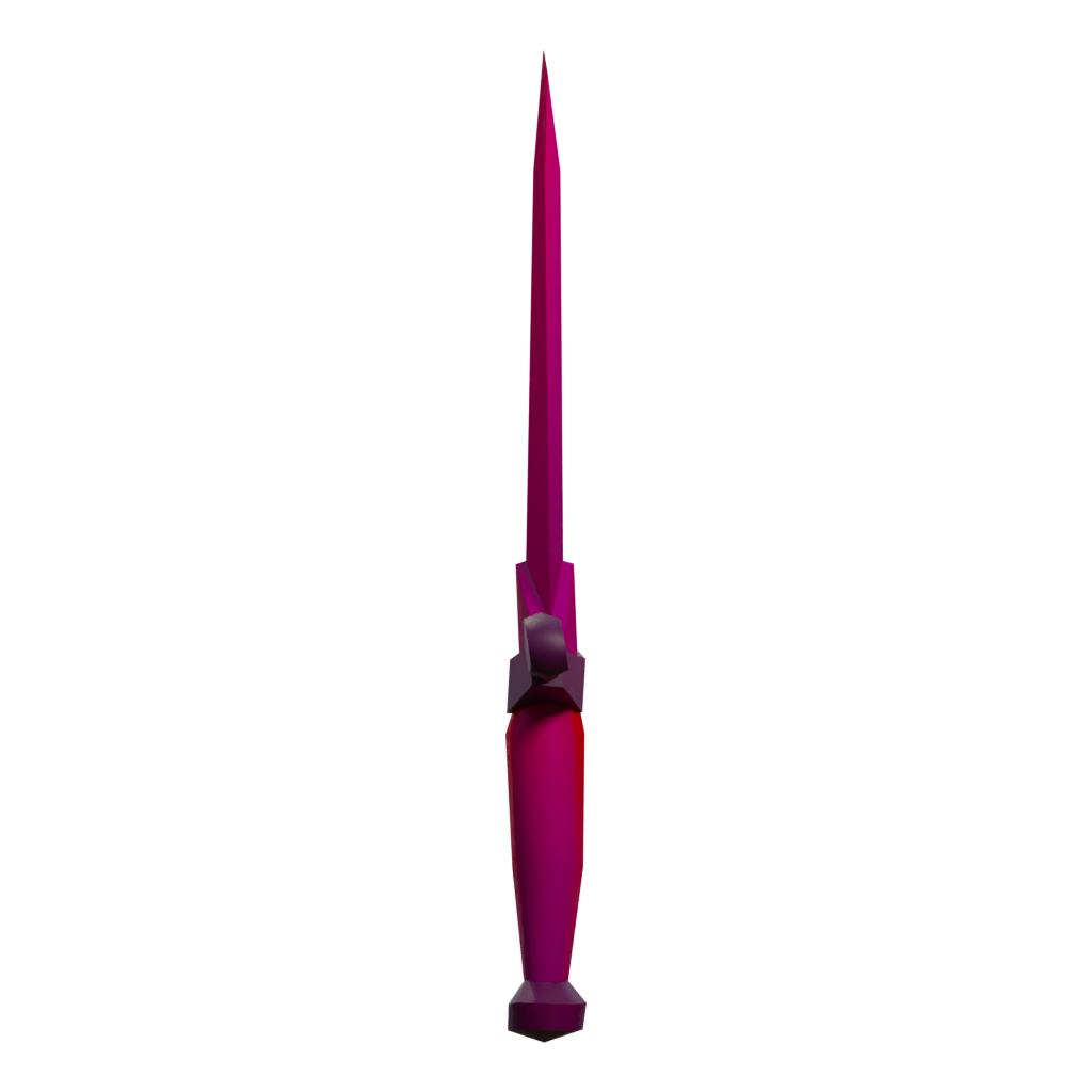 Right view of the Purpleglowingsword 3D model
