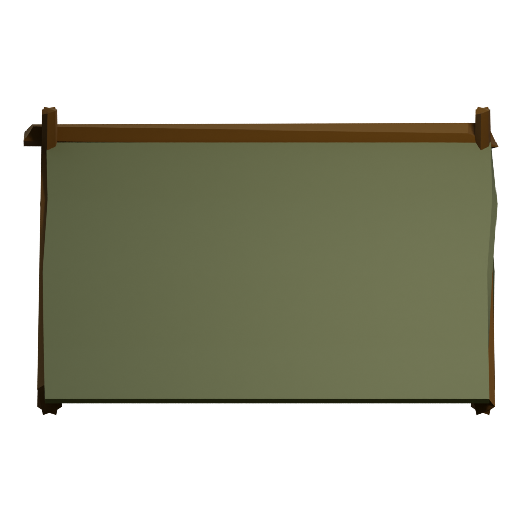 Left view of the Camp 3D model