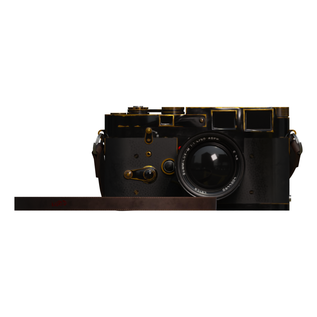 Front view of the Camera 3D model