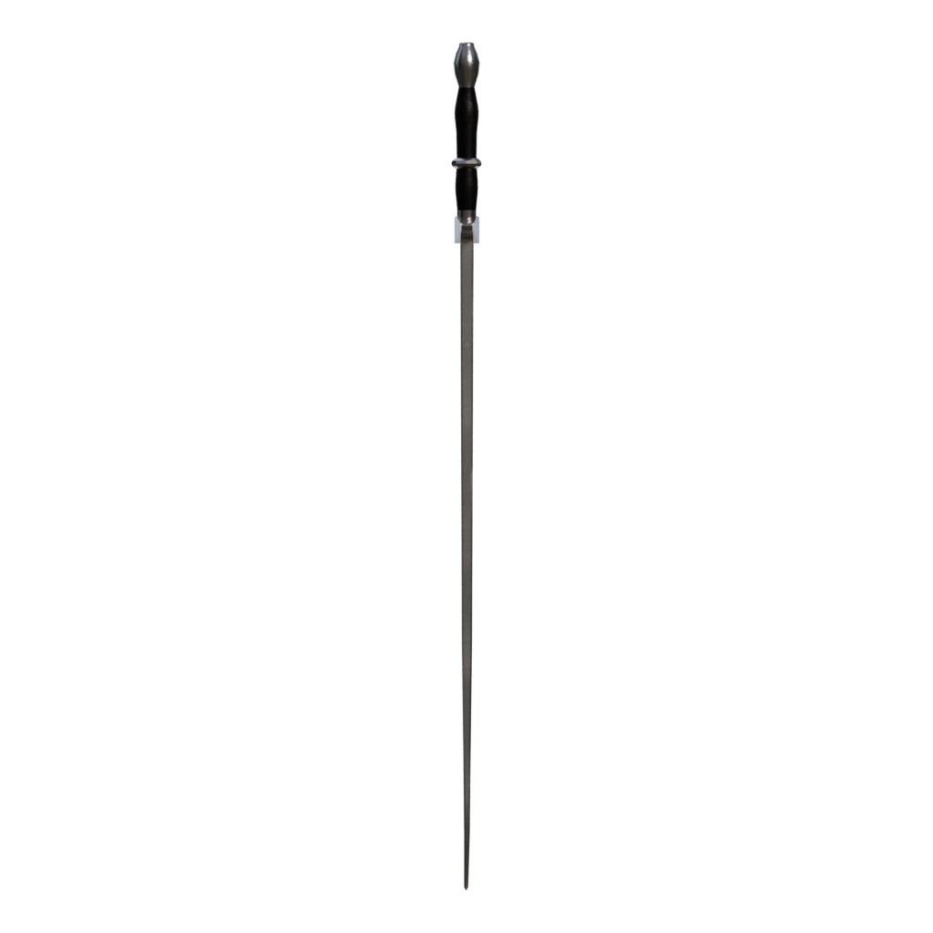 Left view of the Low Poly Medieval Sword 3D model
