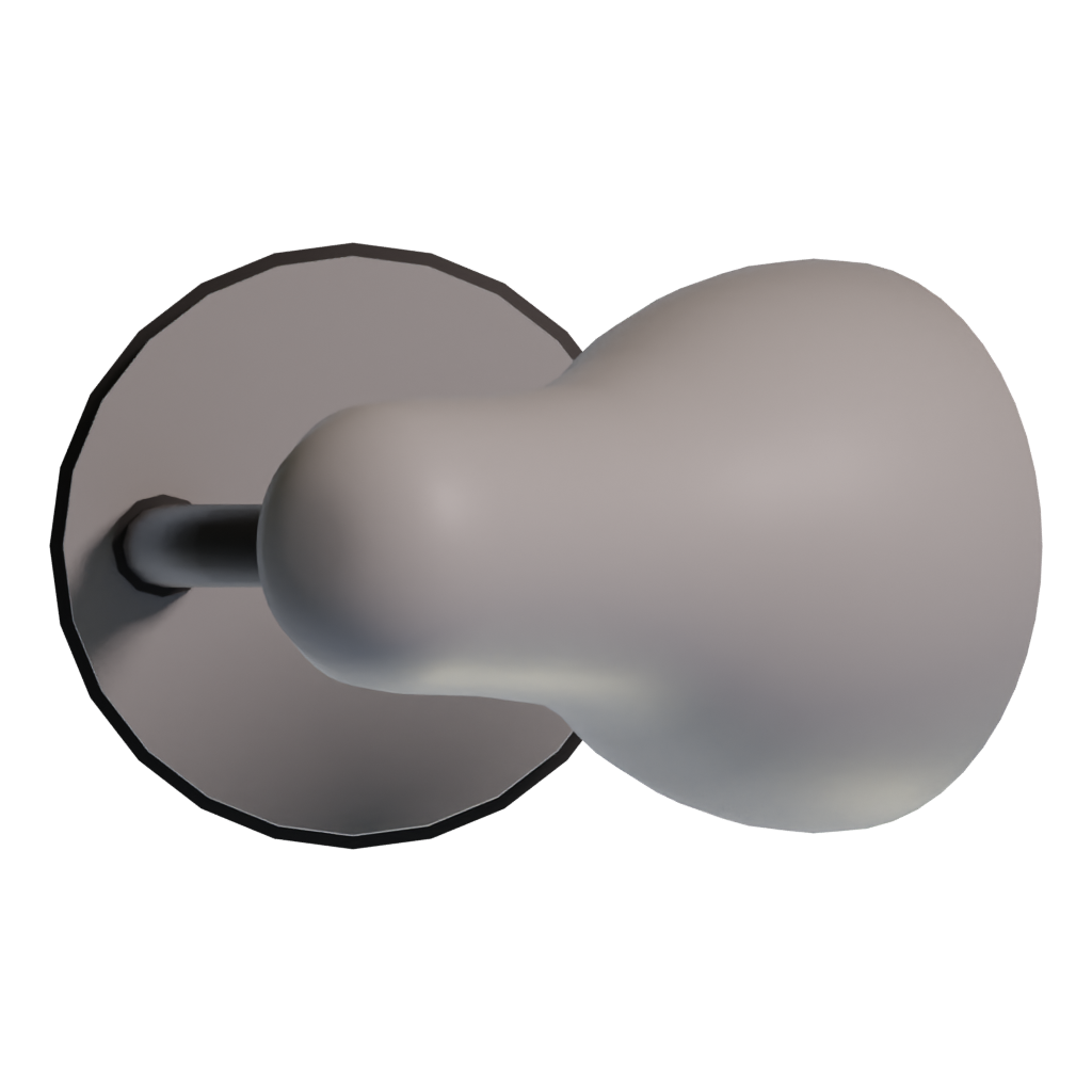 Top view of the Lamp 3D model