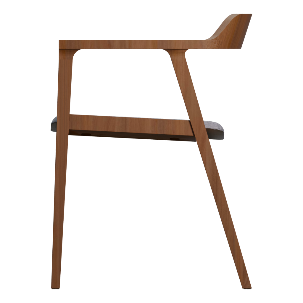 Left view of the Chair 3D model