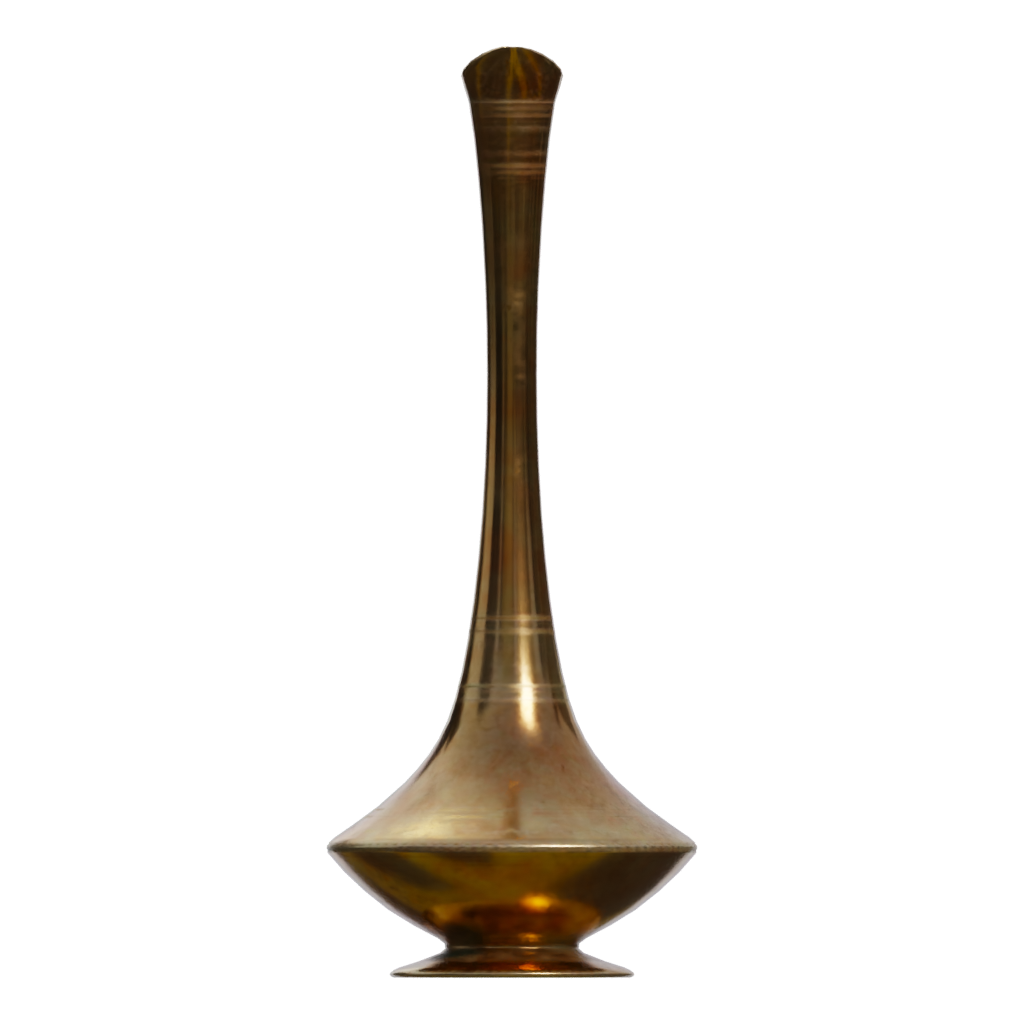 Right view of the Brass Vase 3D model
