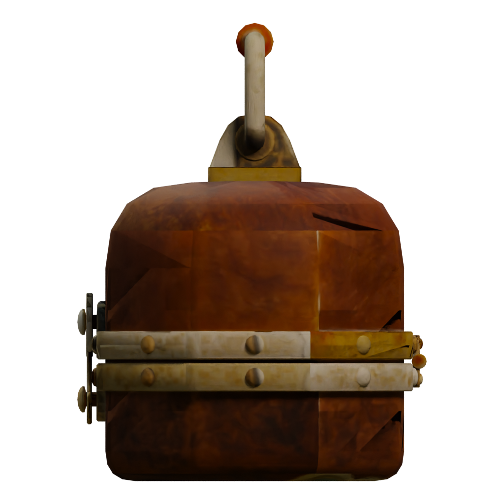 Left view of the Coffer Fairy 1 3D model