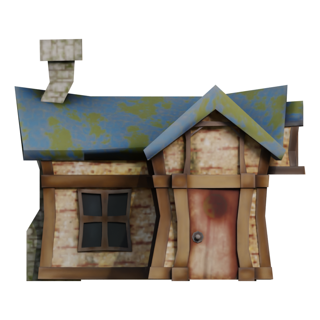 Back view of the Chouse 3D model