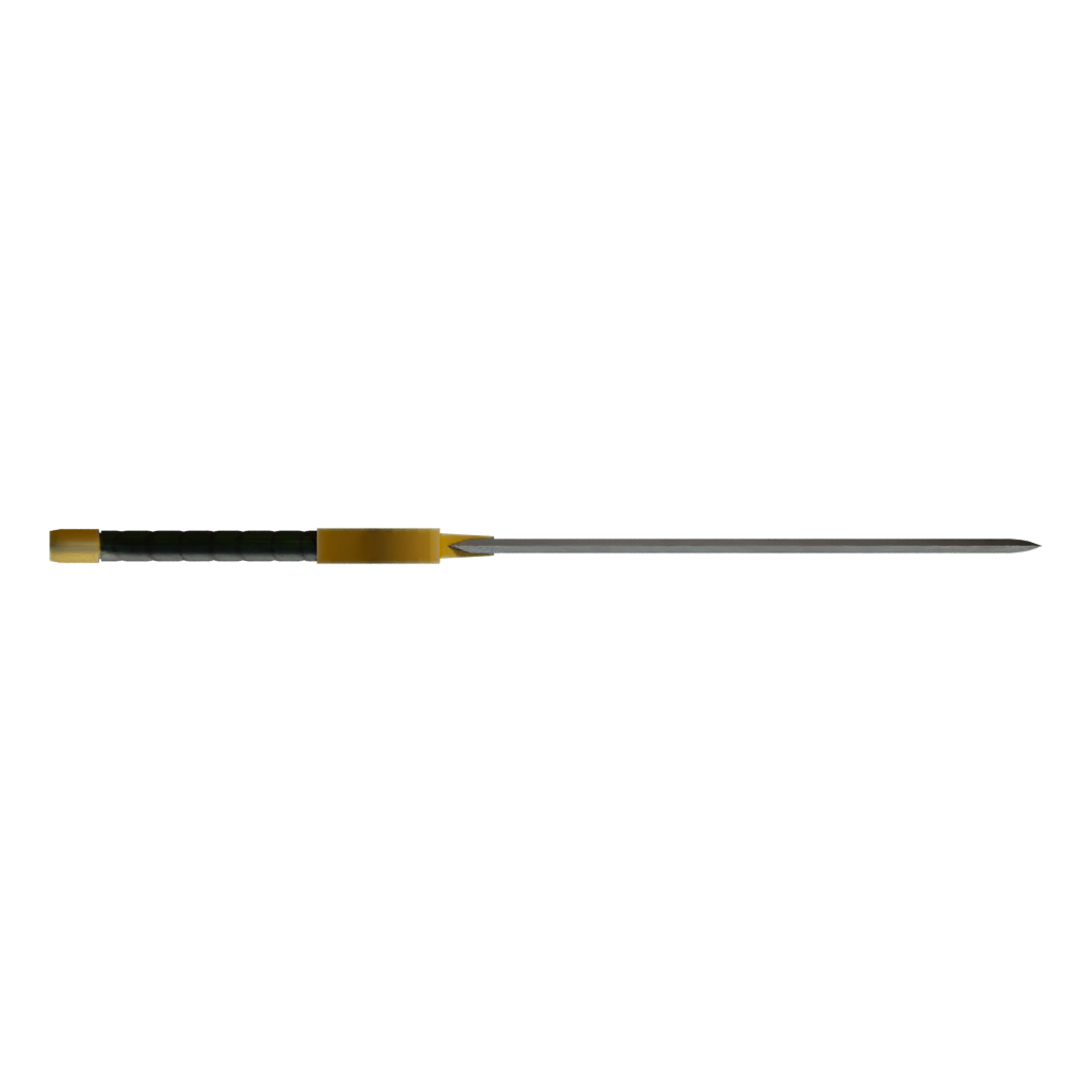 Bottom view of the Lostvayne Demon Sword 3D model