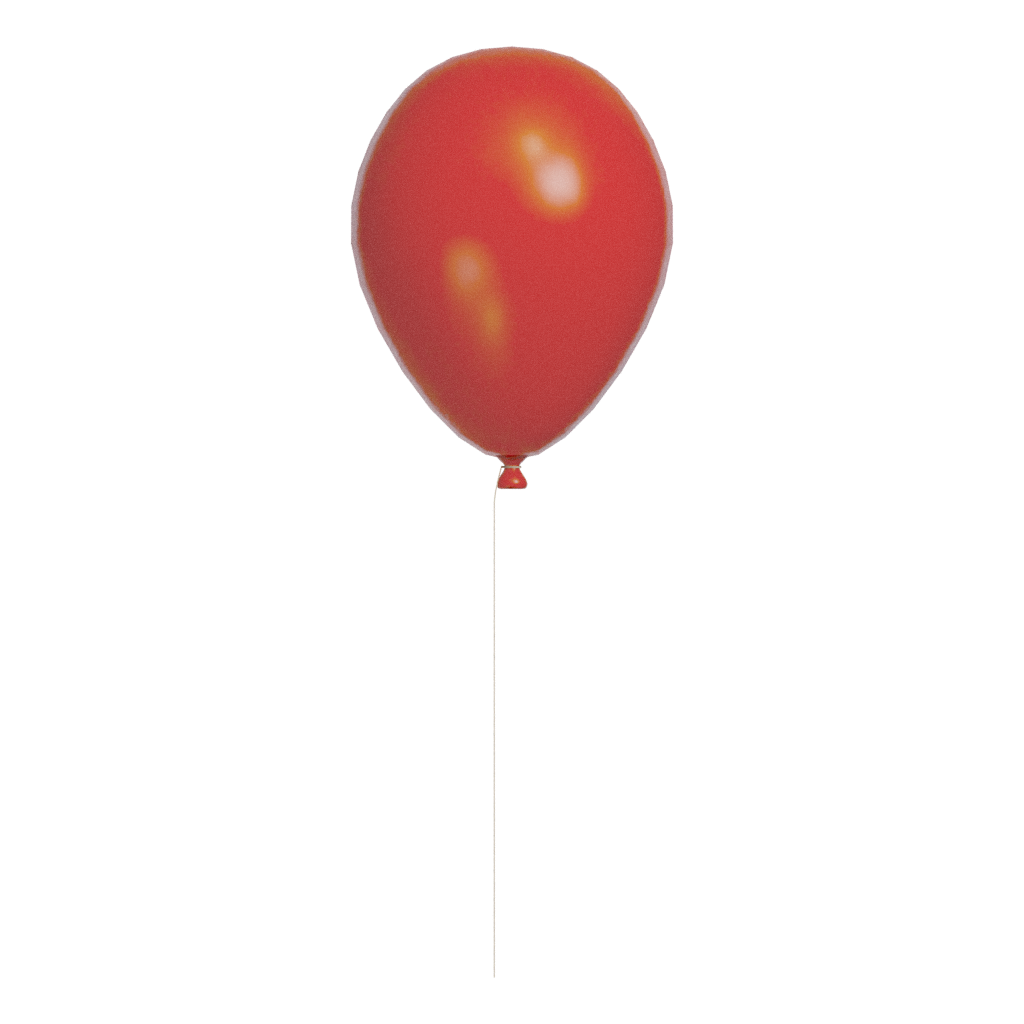 Back view of the Balloon 3D model