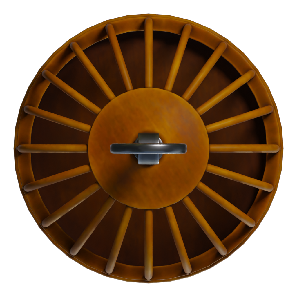 Top view of the Birdcage 3 3D model