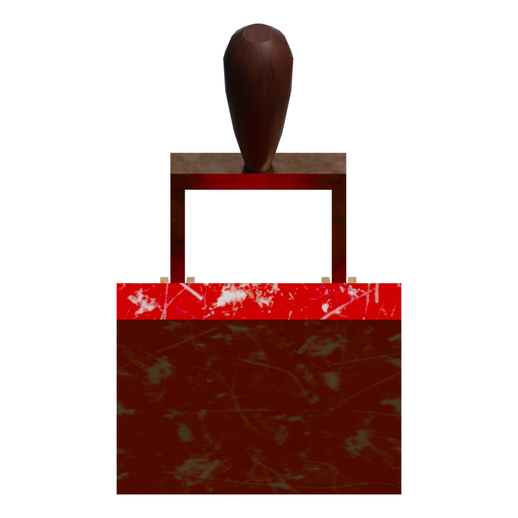 Back view of the Switch 3D model