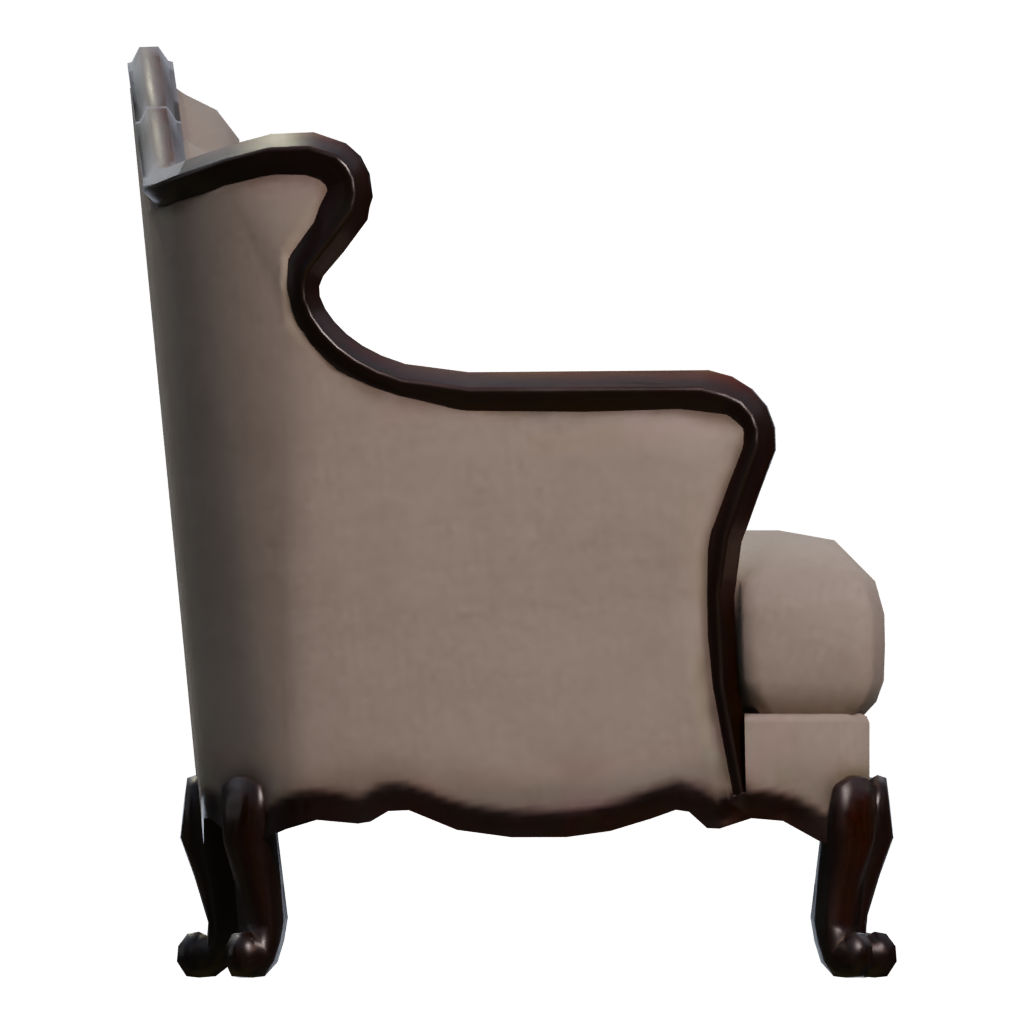 Right view of the Sofa 3D model
