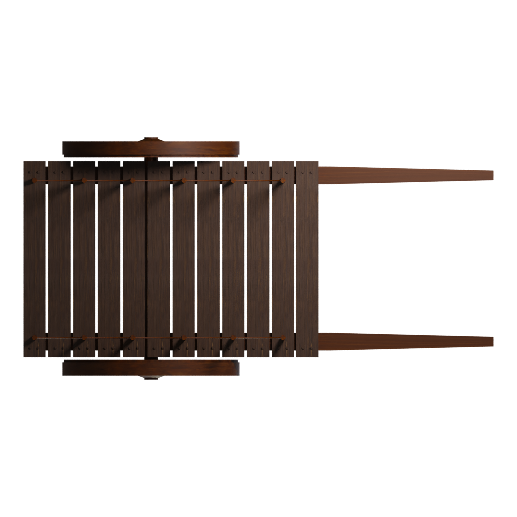 Top view of the Cart 3D model