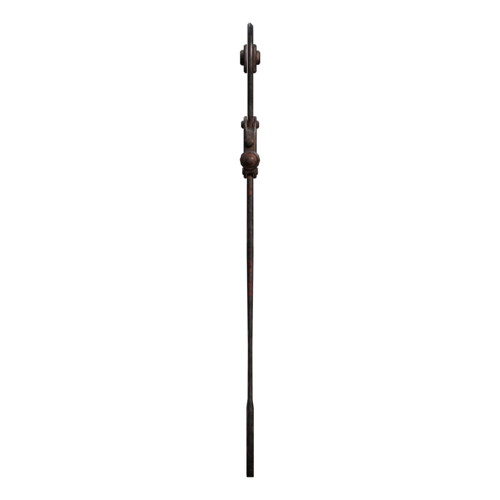 Left view of the Bolt Cutters 3D model