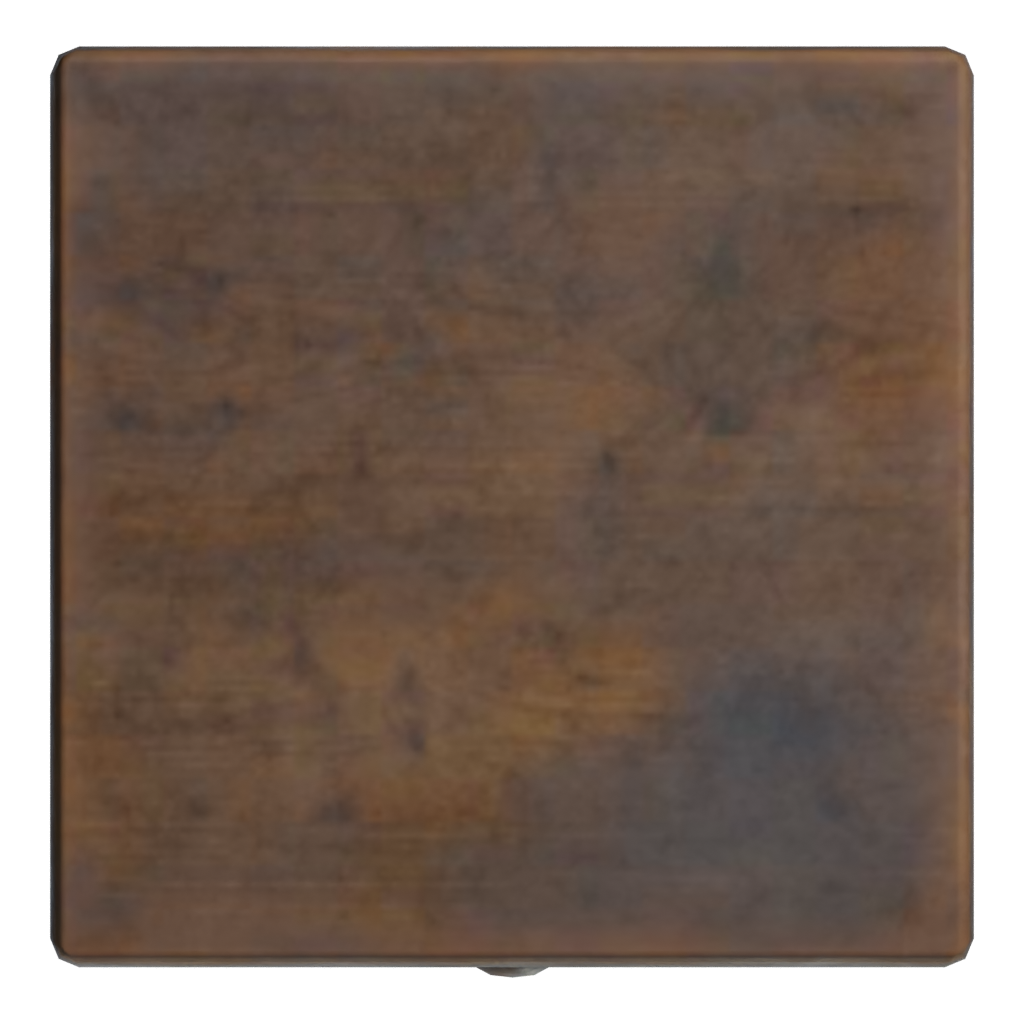 Top view of the Painted Wooden Nightstand 3D model