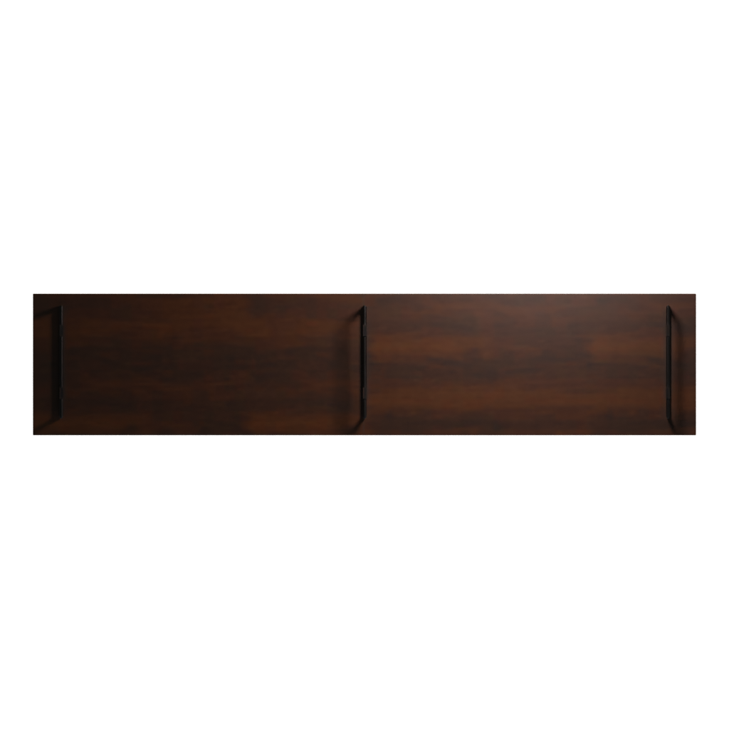 Bottom view of the Modern Wooden Cabinet 3D model