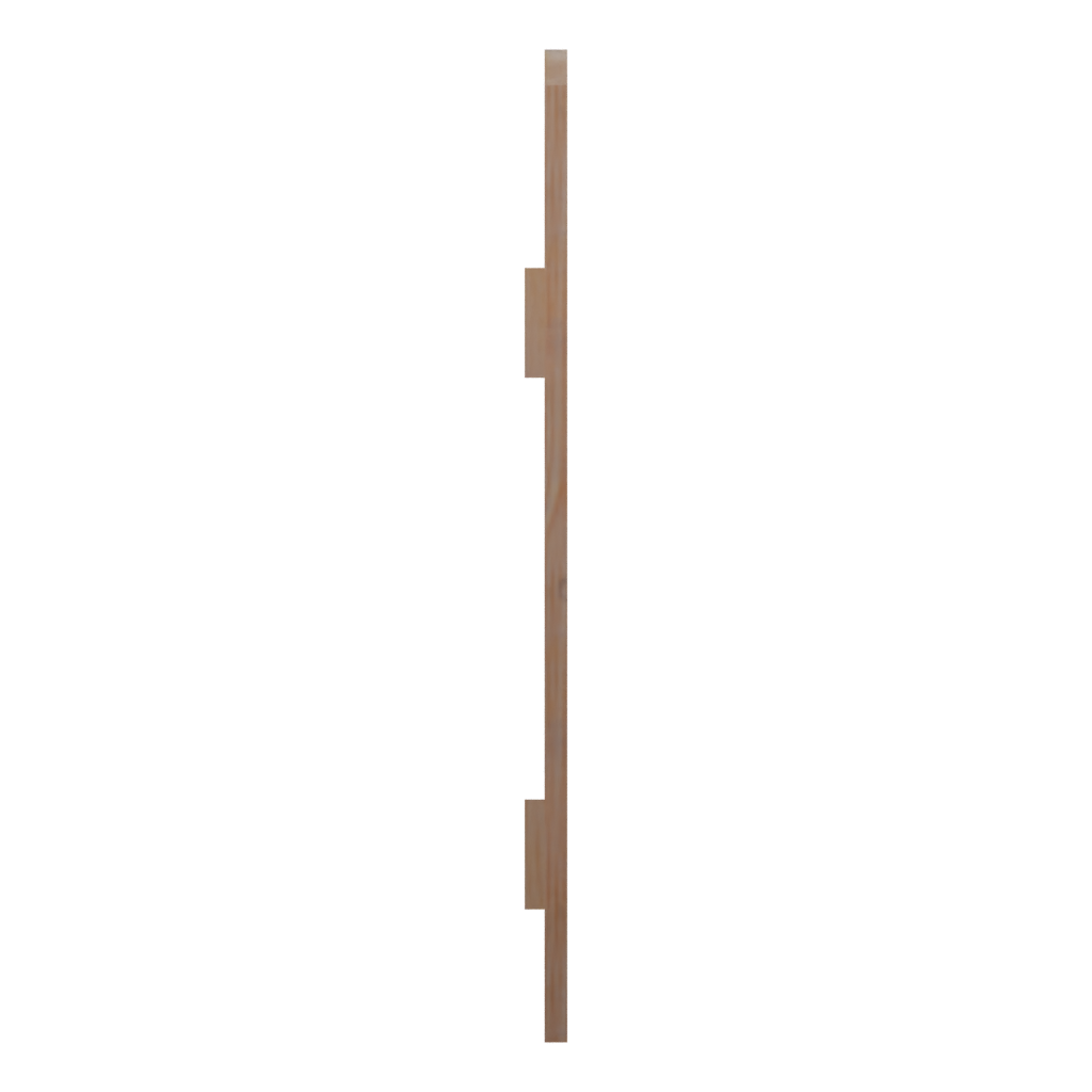 Right view of the Wood Fence 3D model
