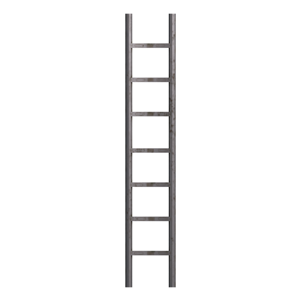 Front view of the Ladder 3D model