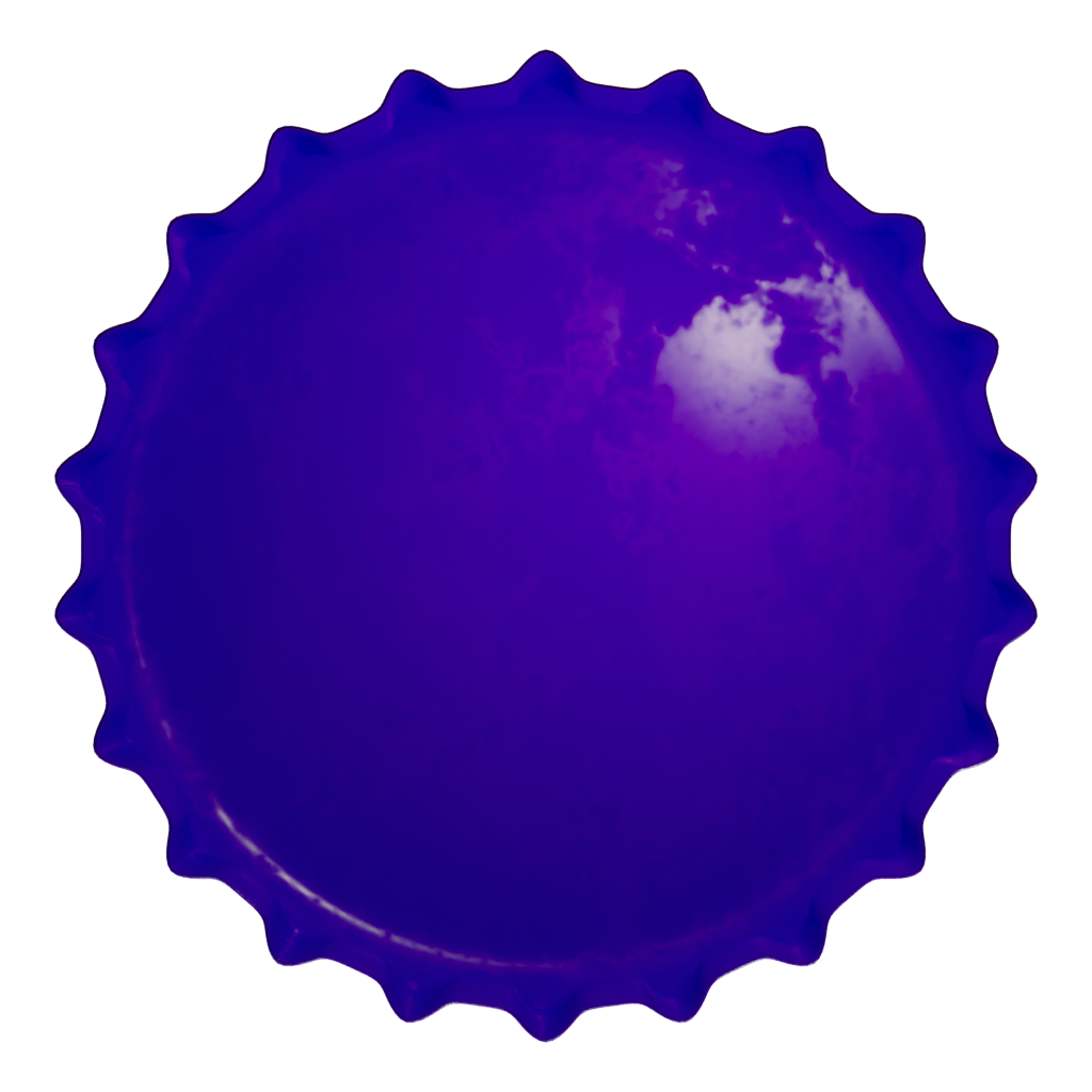 Bottom view of the Tapa De Botella 3D model