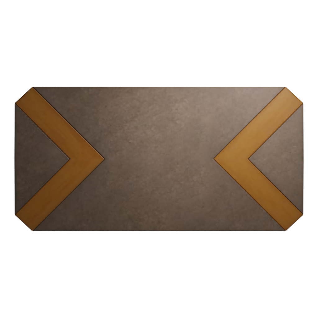 Top view of the Modern Coffee Table 3D model