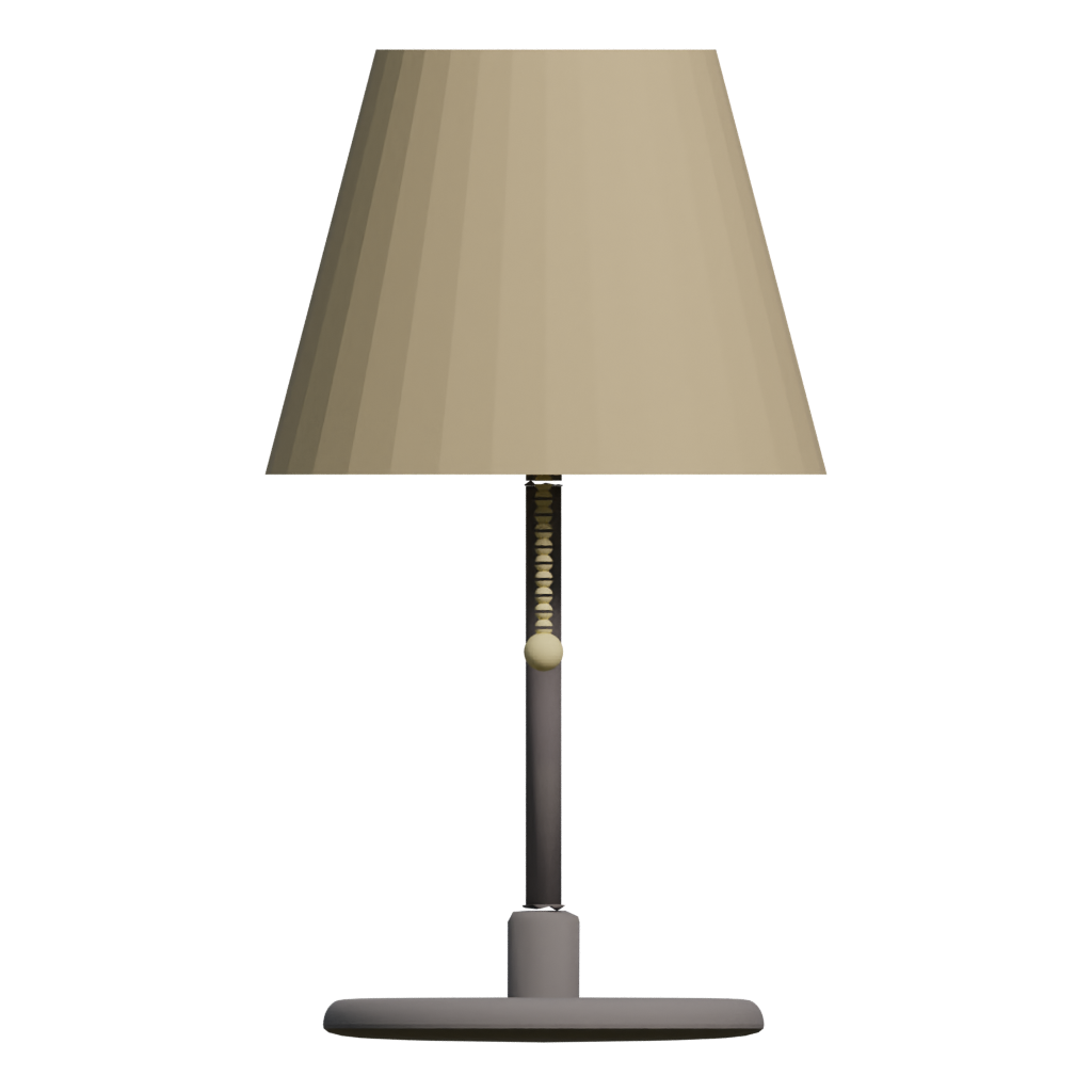 Front view of the Lamp 3D model