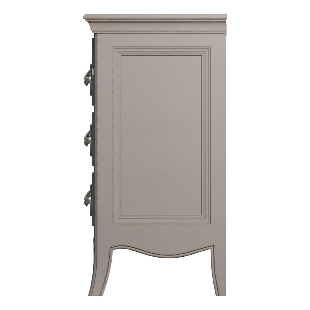 Left view of the Bedsidetable 3D model