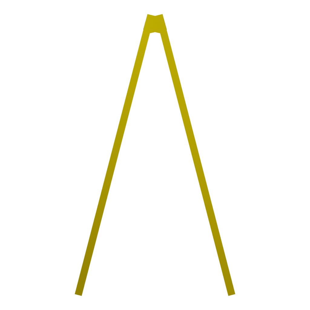 Left view of the Wet Floor Sign 3D model