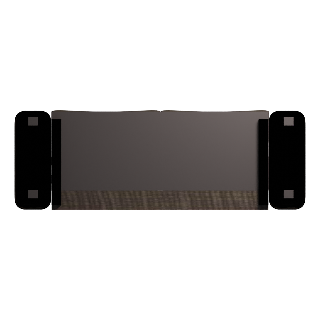 Bottom view of the Sofa 3D model