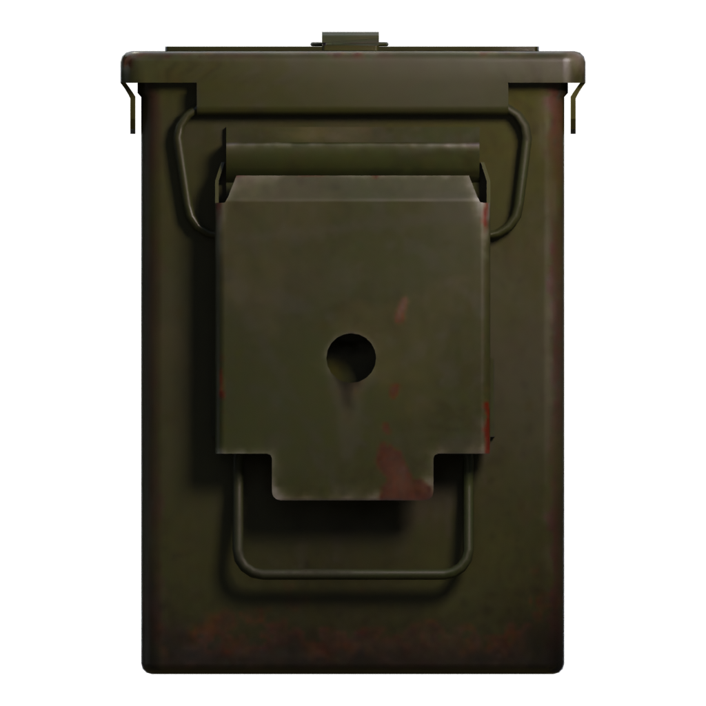 Left view of the Ammo Box 3D model