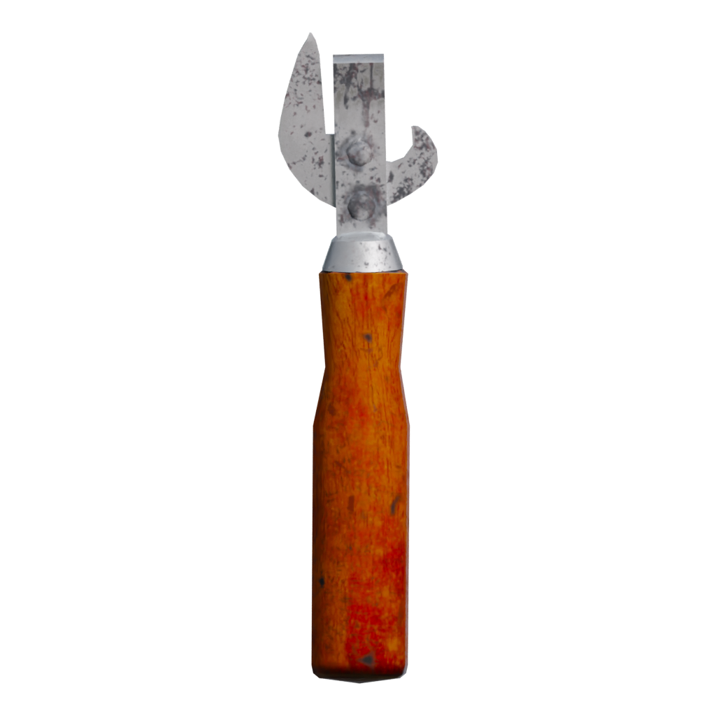 Back view of the Opener 3D model