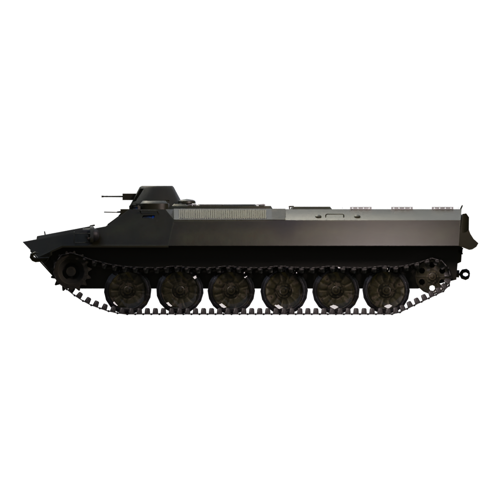 Left view of the HS 30 3D model