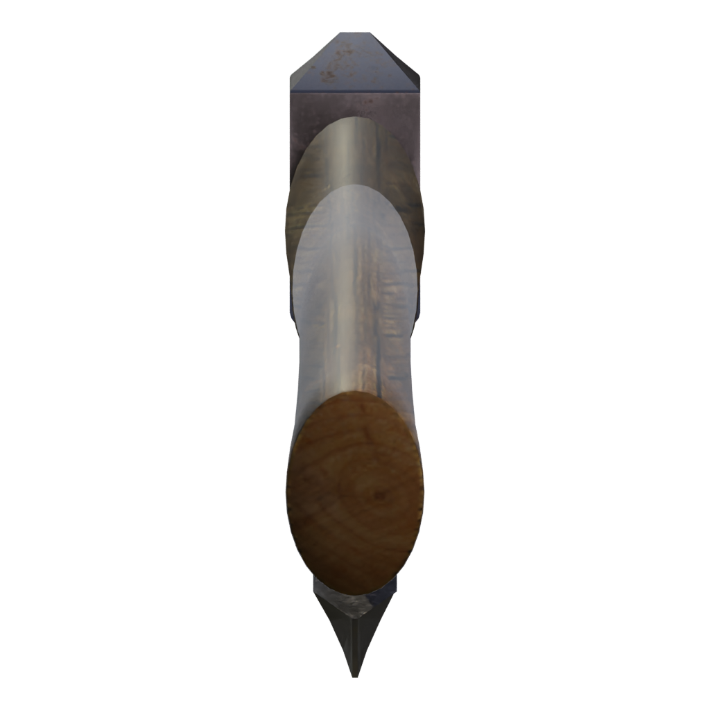 Right view of the Maoldaxe 3D model