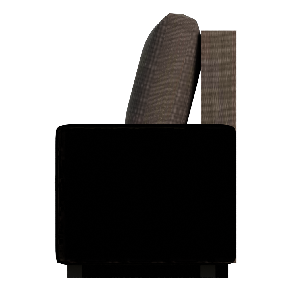 Left view of the Sofa 3D model