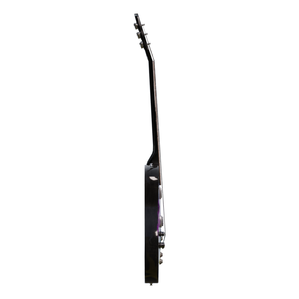 Right view of the Guitar Electric 3D model