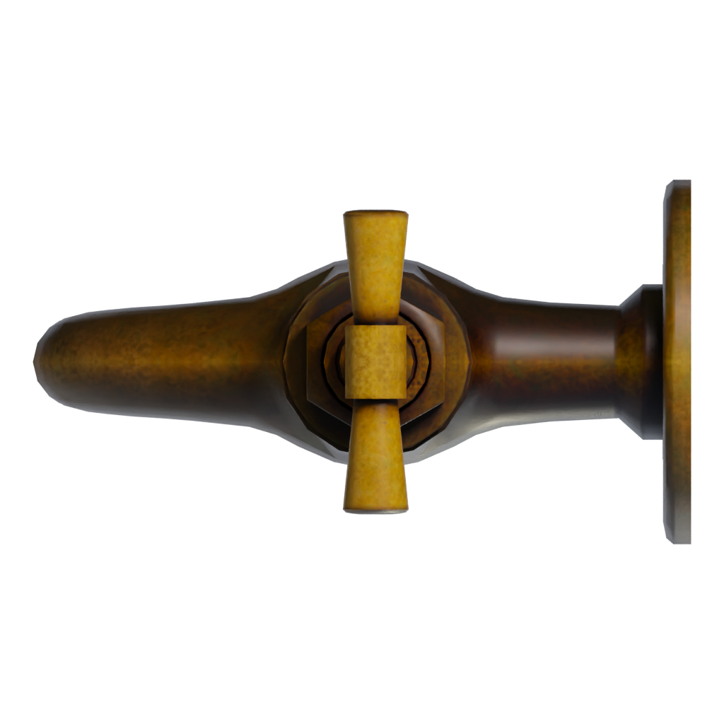 Top view of the Fountain 3D model