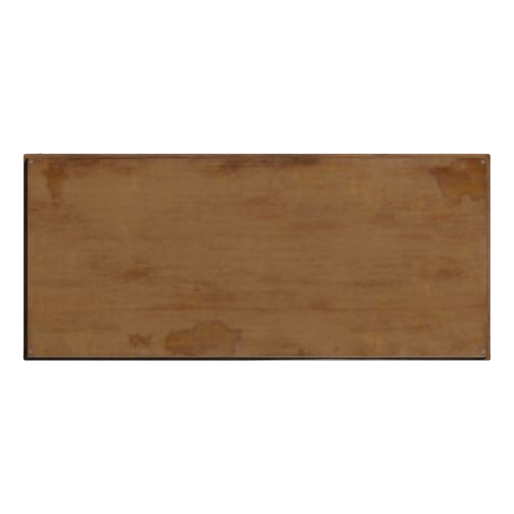 Bottom view of the Cheese Box 3D model