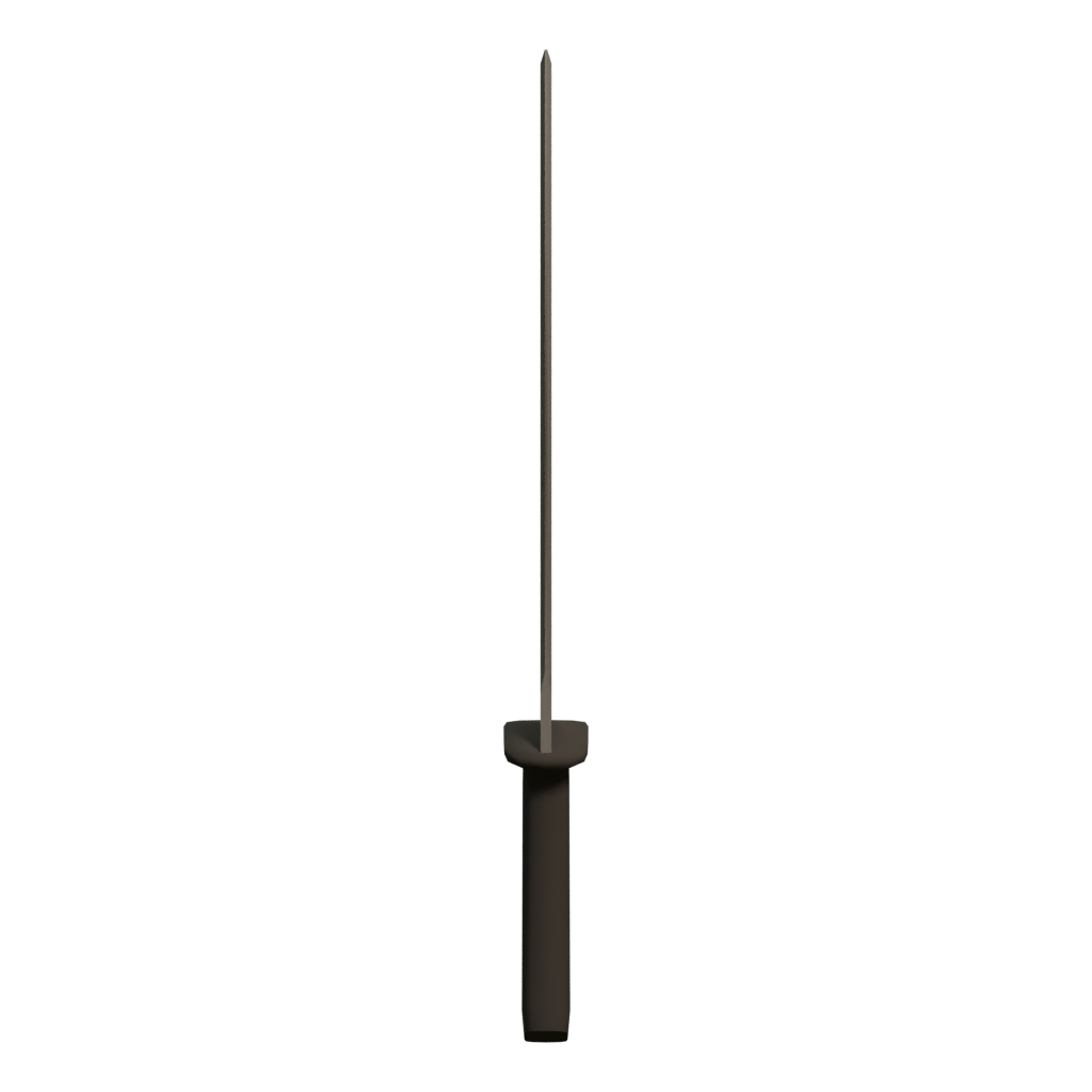Right view of the Kukri 3D model
