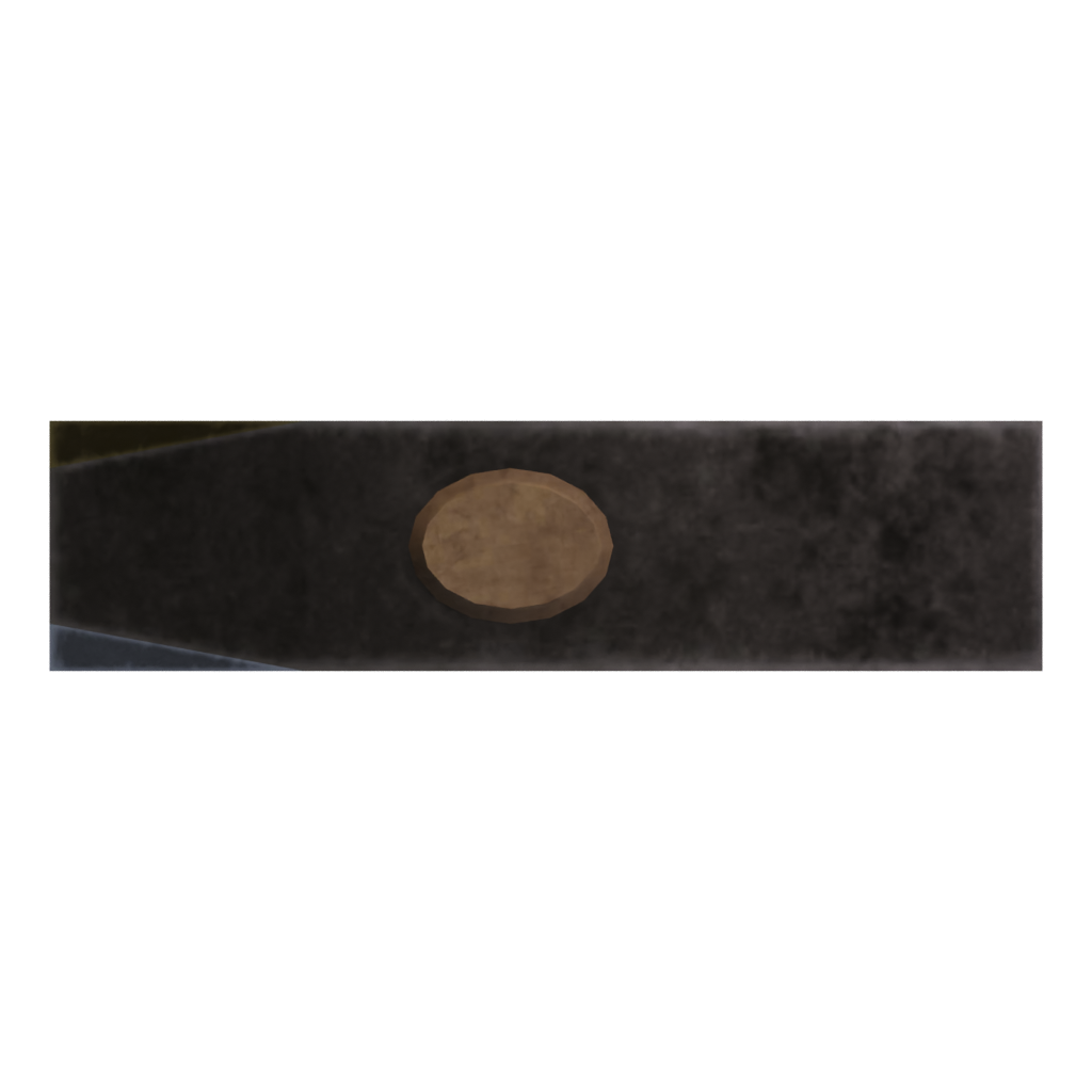 Top view of the Hummer And Nail 3D model