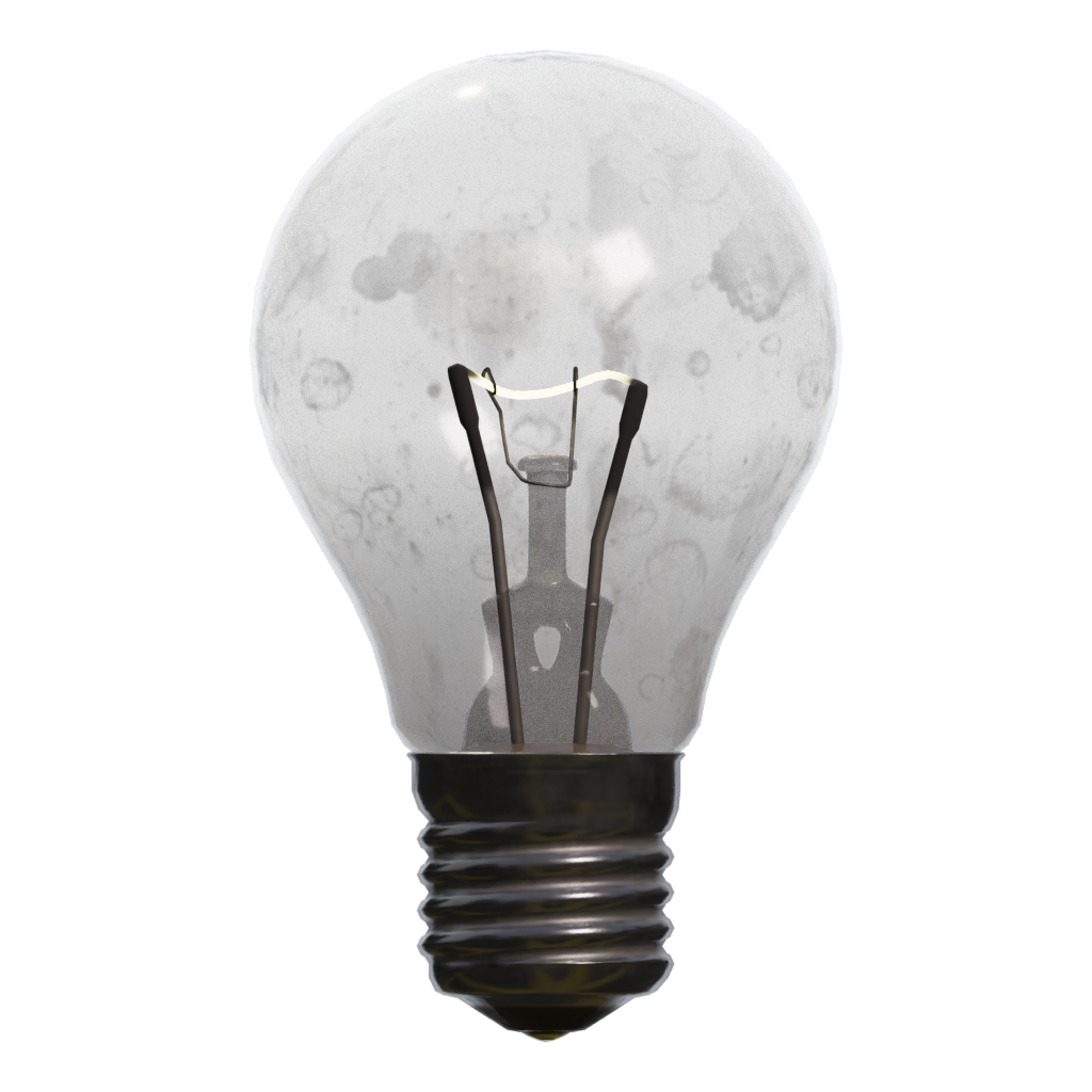 Left view of the Lightbulb 3D model