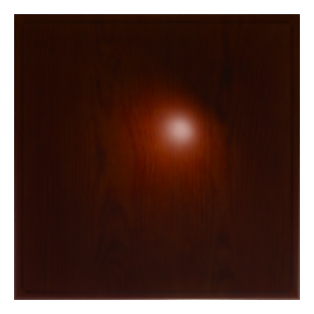 Top view of the Table1Forcafe 3D model