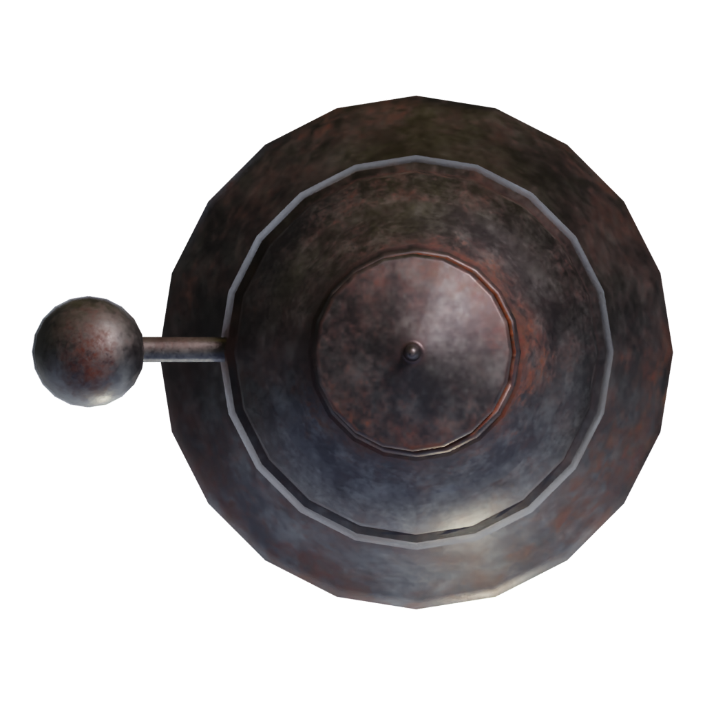 Top view of the Medieval Tavern Kettle 3D model