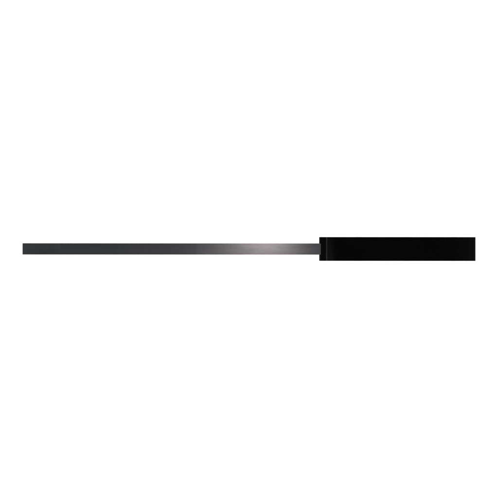 Bottom view of the Kitchen Knife 3D model