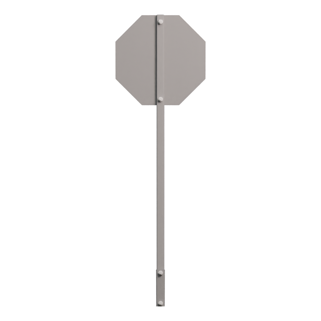 Back view of the Stop 3D model
