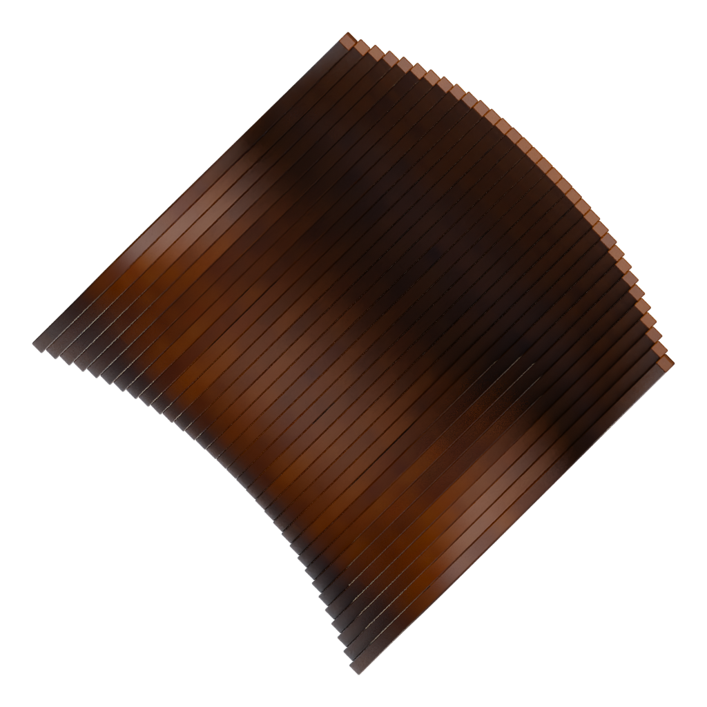 Top view of the Modern Chair 3D model