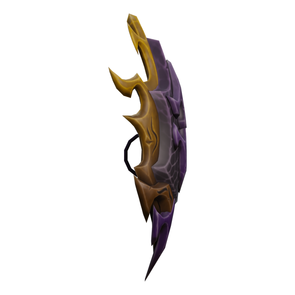 Right view of the Nightmare Sheild 3D model