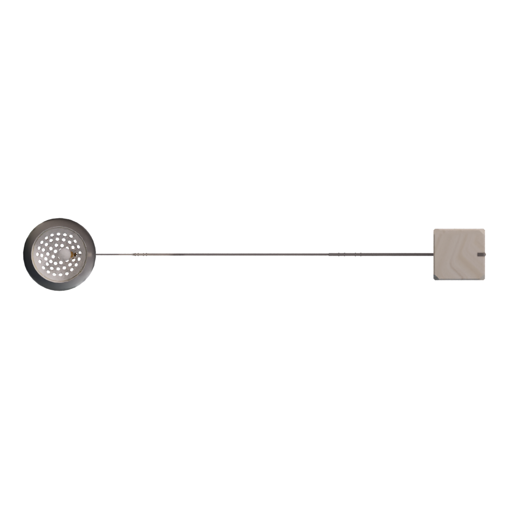 Bottom view of the Arco Floor Lamp Free 3D model
