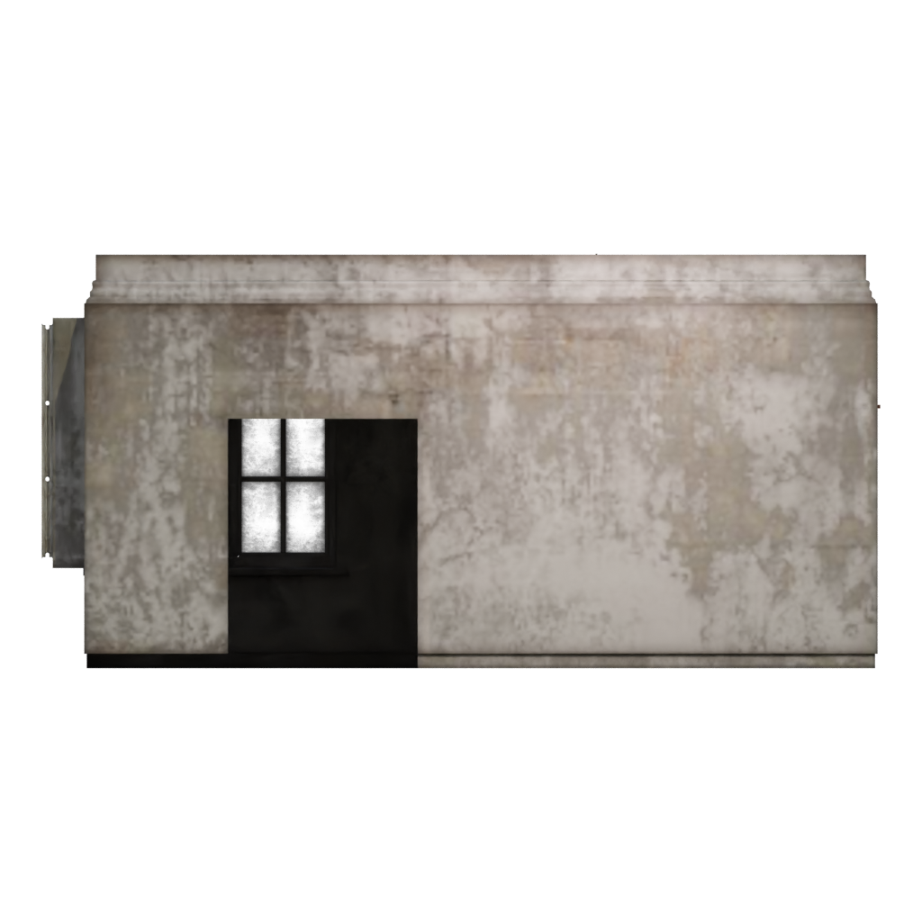 Front view of the Guard House 3D model