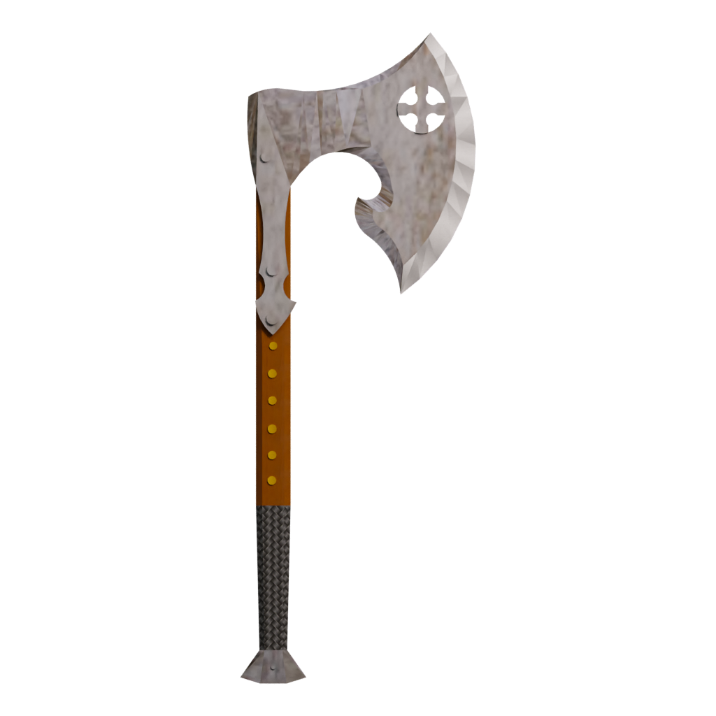 Front view of the Maoldaxe2 3D model